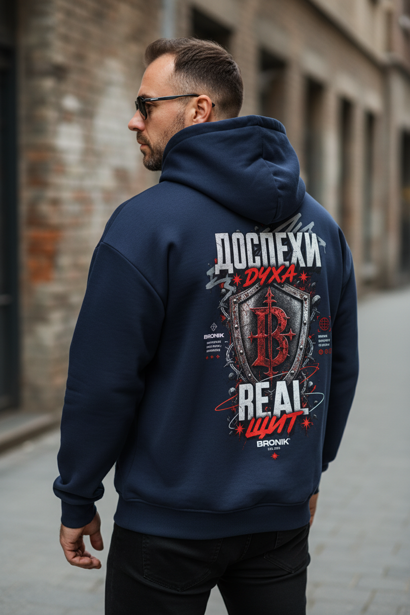 Bronik- "Dospehy" Oversized Zipper Hoodie