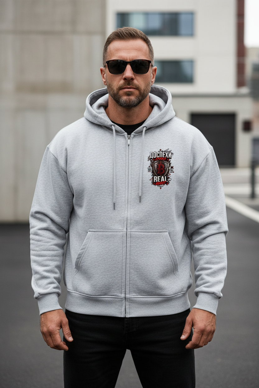 Bronik- "Dospehy" Oversized Zipper Hoodie