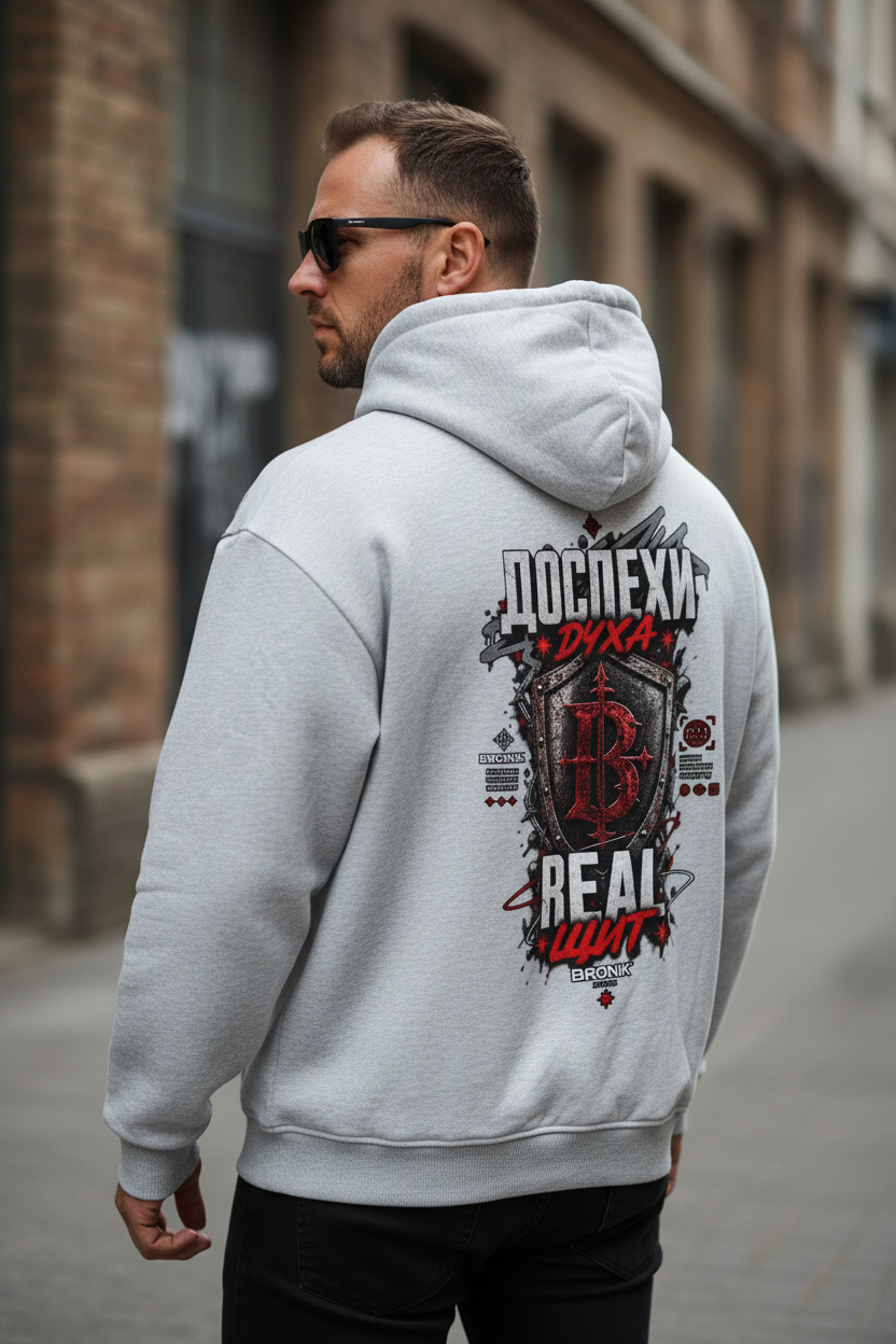 Bronik- "Dospehy" Oversized Zipper Hoodie