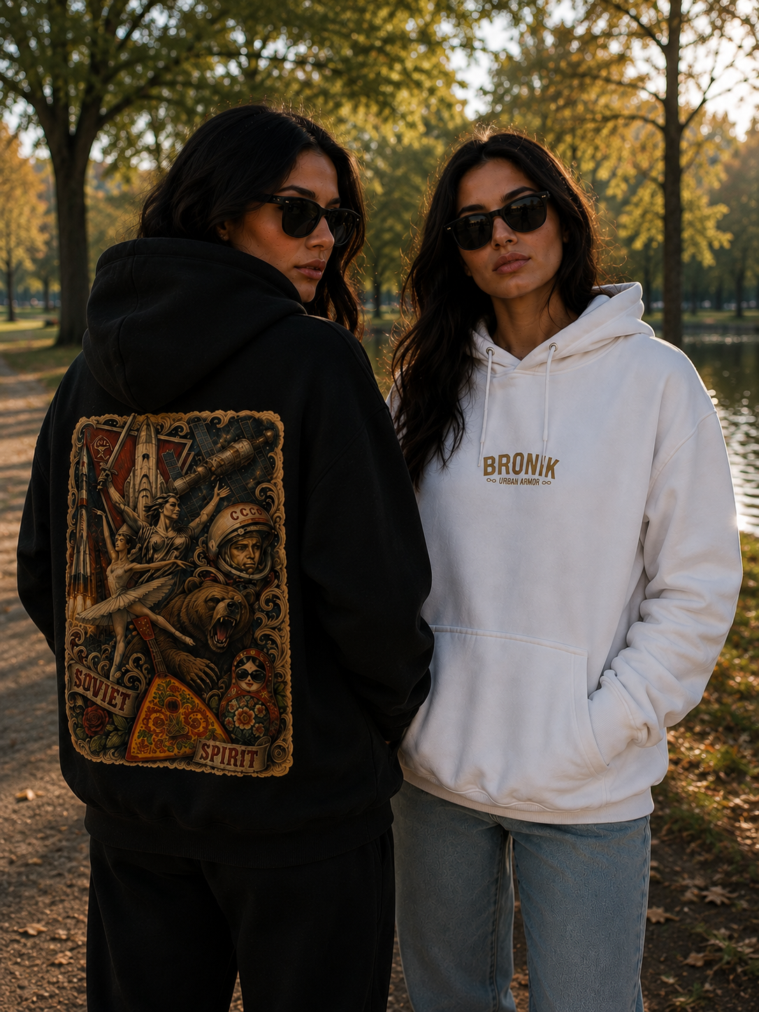 BRONIK -"SOVIET SPIRIT" #1   Classic Oversized Hoodie