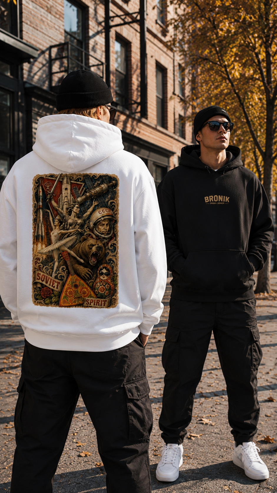BRONIK -"SOVIET SPIRIT" #1   Classic Oversized Hoodie
