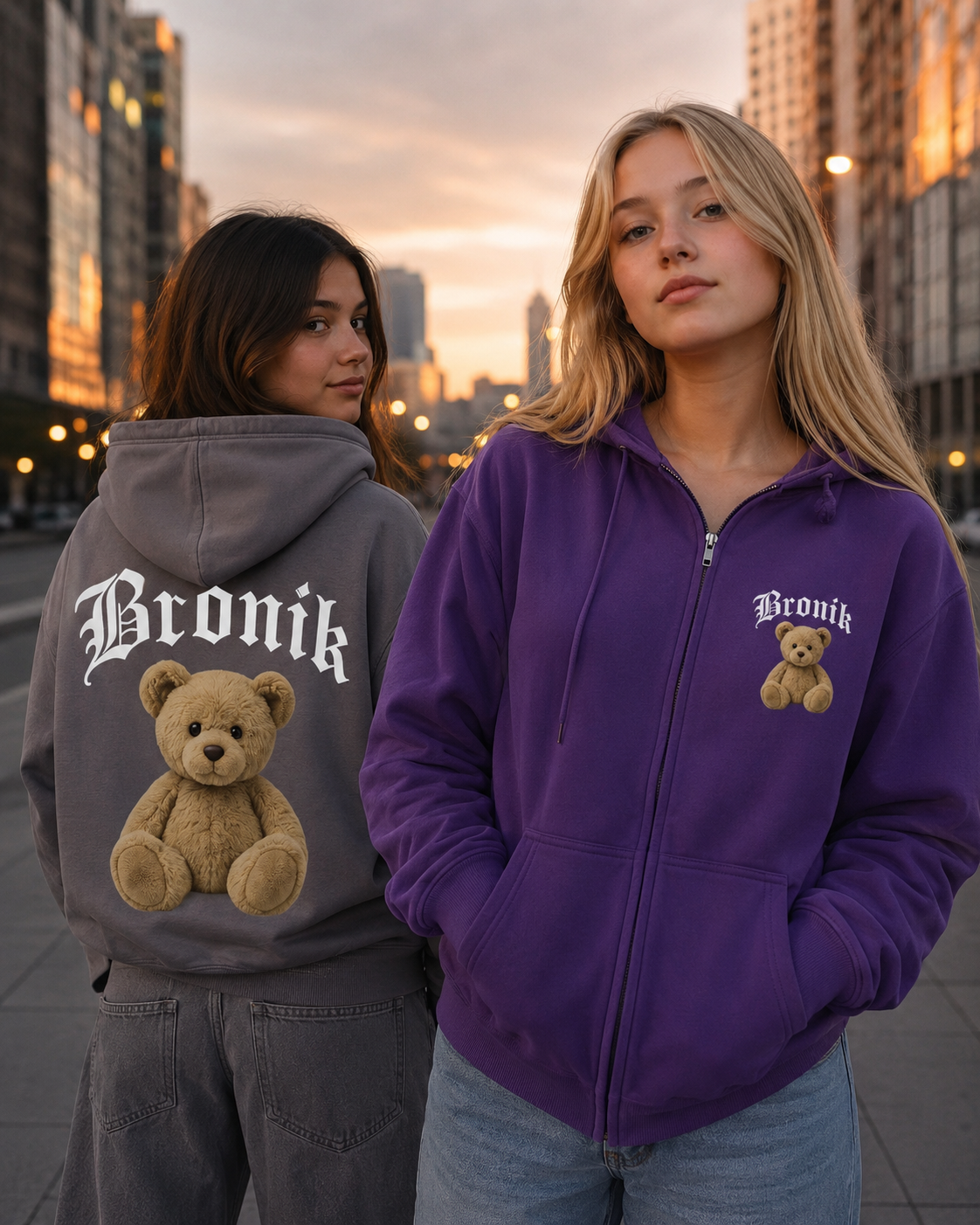 Bronik- "Daughter-Style" Zipper Hoodie